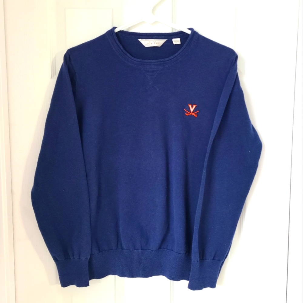 (5/$25) University of Virgina UVA Women's Sweatshirt Sweater Size Large Preowned